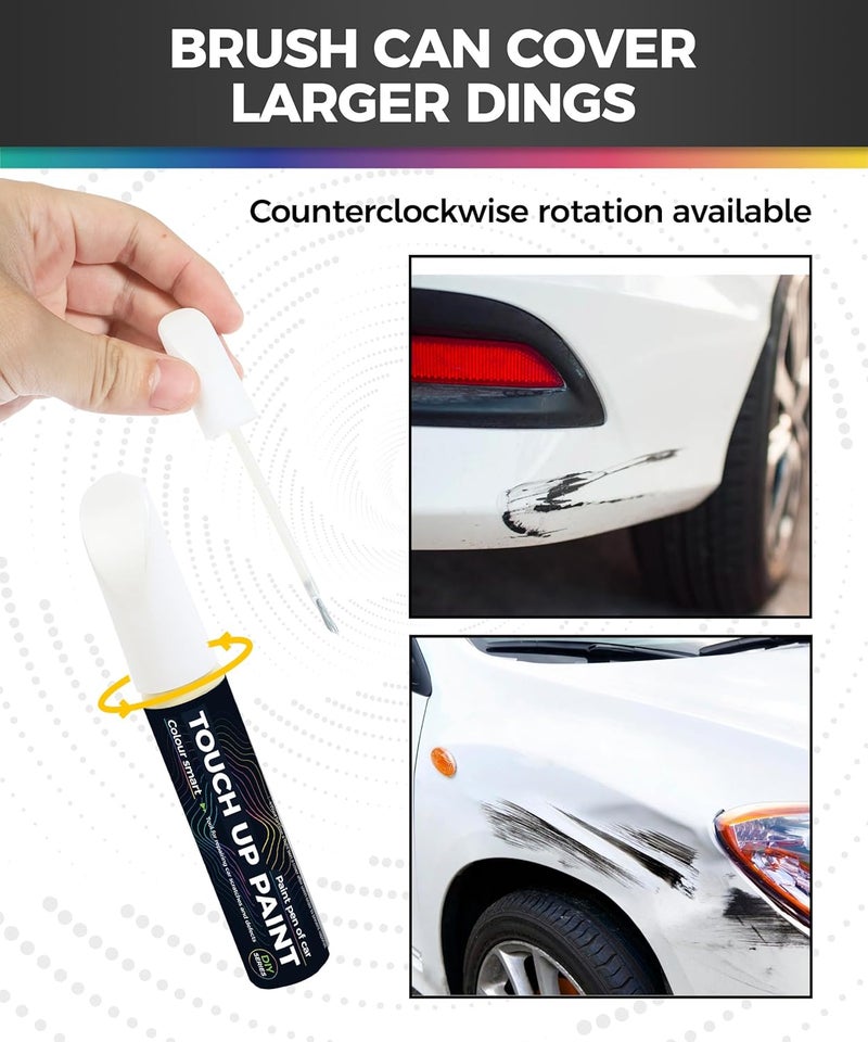 UBOG Touch Up Paint Pen,Touch Up Paint for Cars,Car Accessories Car Touch Up Paint, Automotive Paint Pen Scratch Repair,Car Remover Scratchs Paint Pens,Car Paint Pens for Erase Car Scratches (White) - Image 3